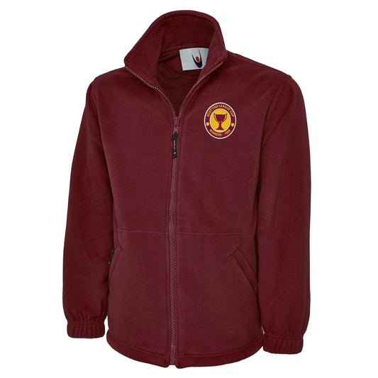 Retro Motherwell Scottish League Cup Winners 1950 Fleece Jacket