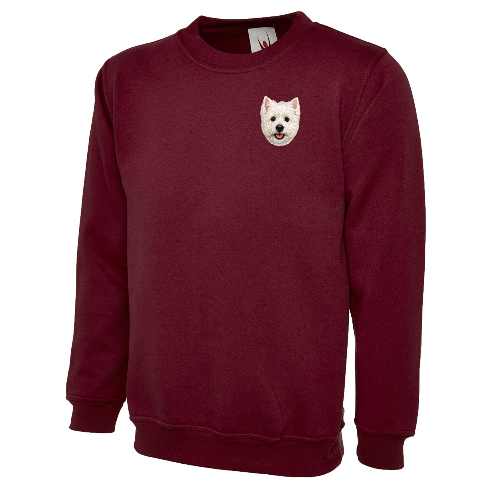 Westie Dog Face Sweatshirt 