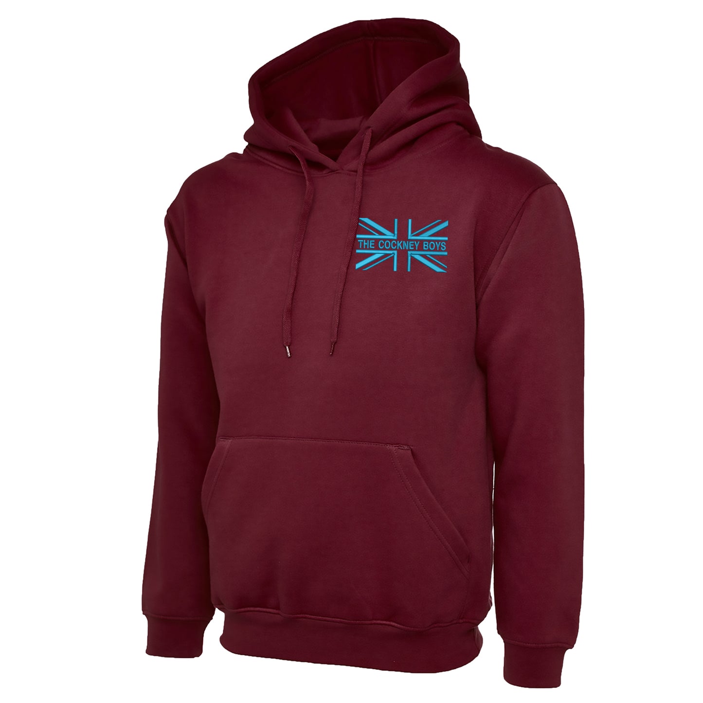 The Cockney Boys Union Jack Embroidered Hoodie