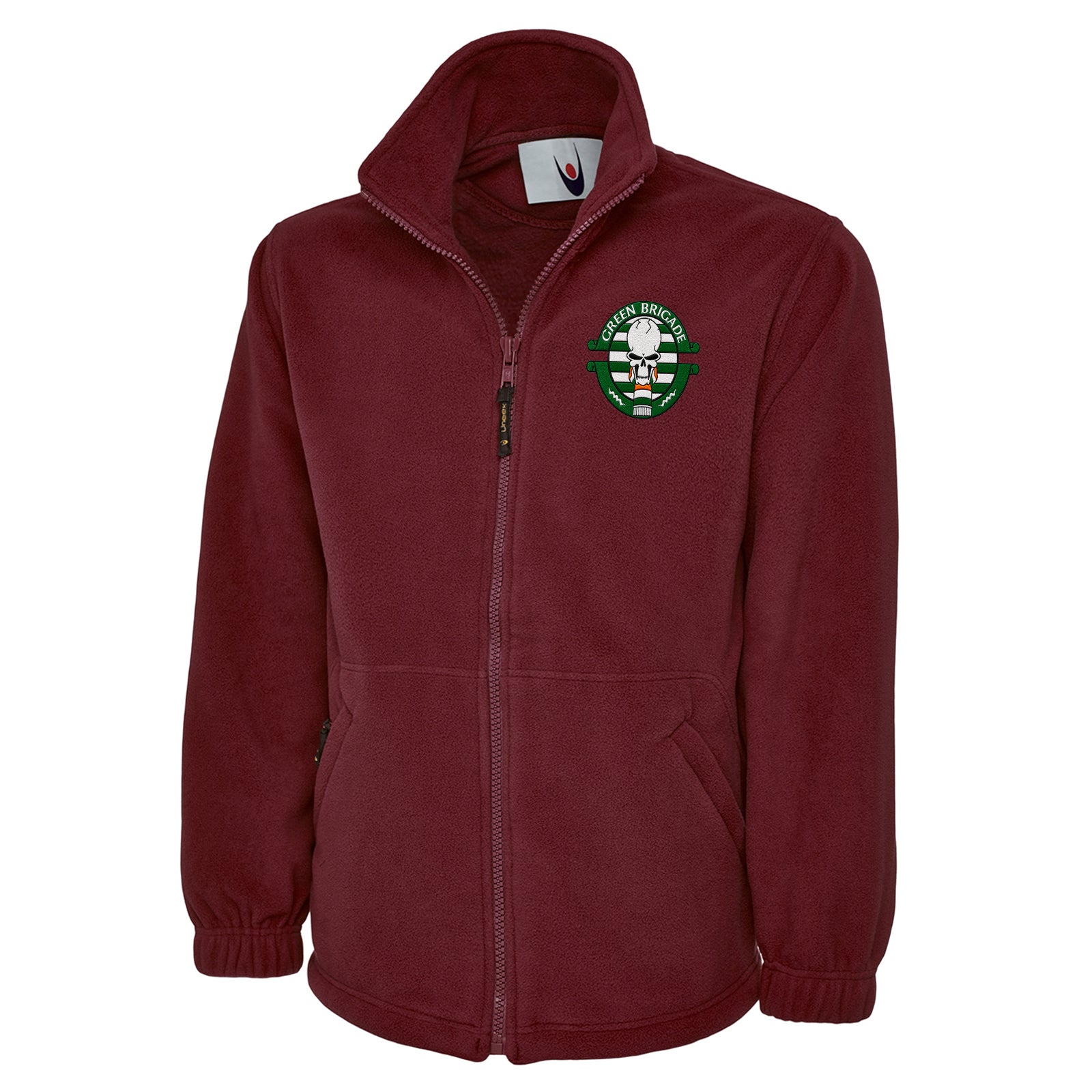 Green Brigade Celtic Football Fleece Jacket 