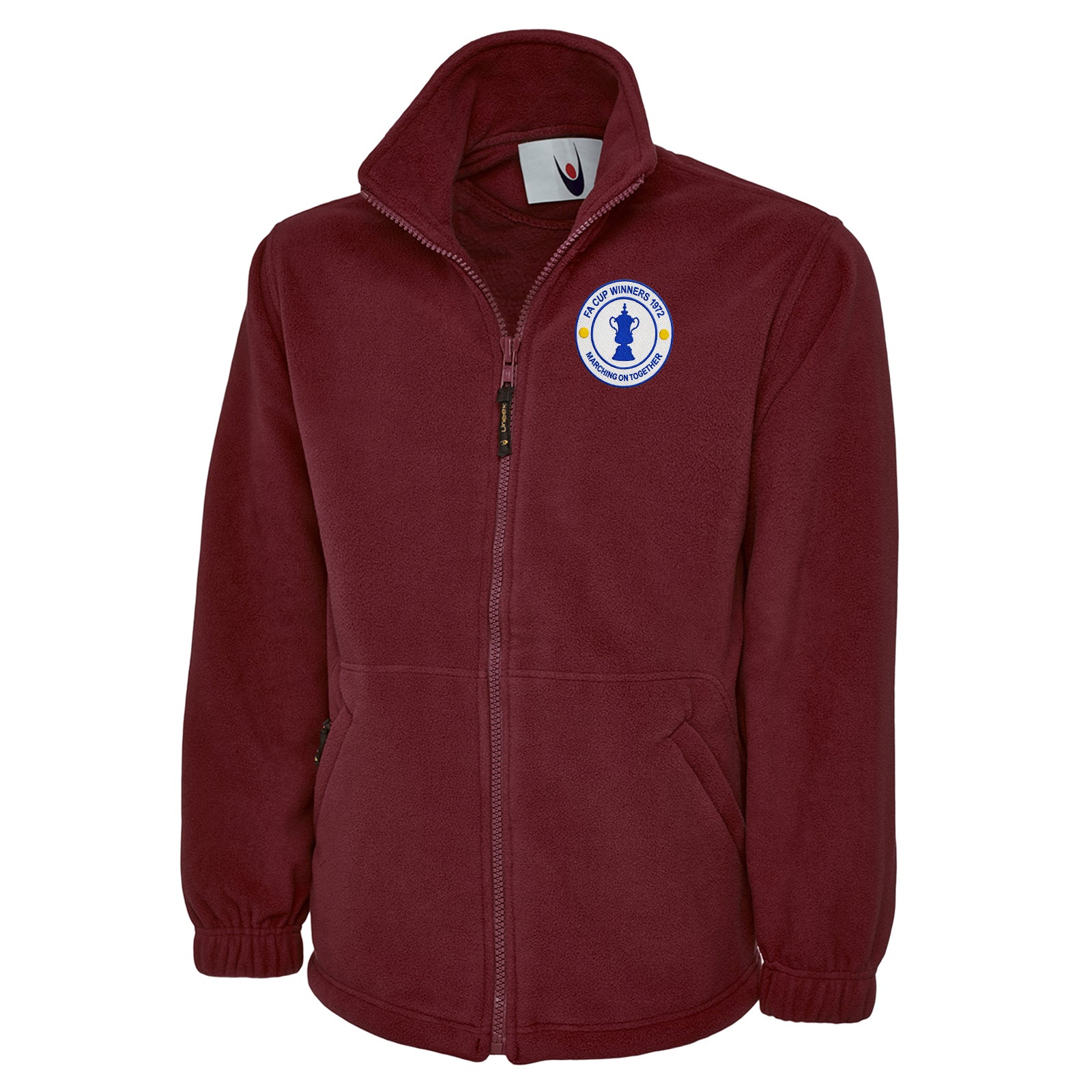 Old School Leeds United Fleece Jacket