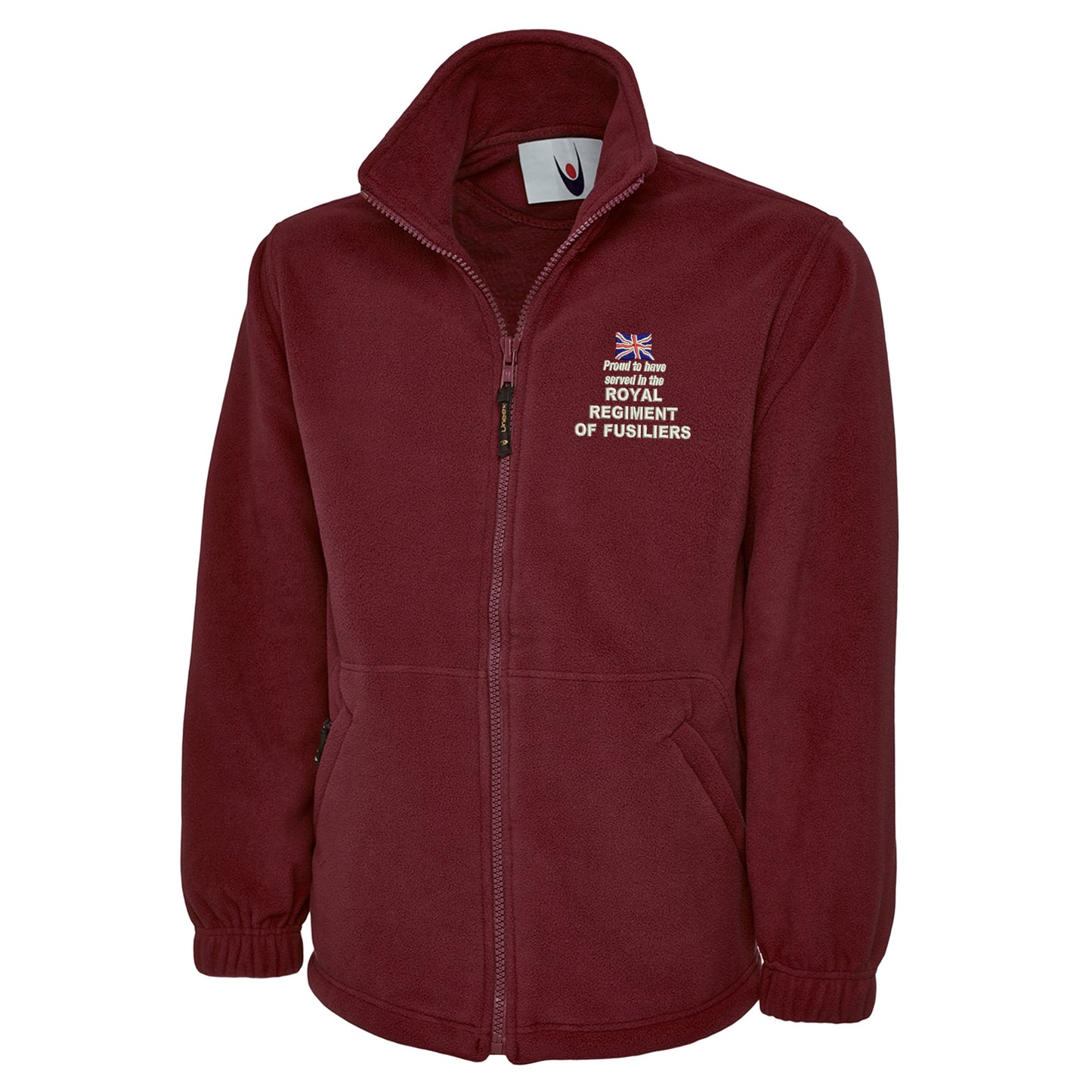 Proud to Have Served in The Royal Regiment of Fusiliers Embroidered Premium Fleece