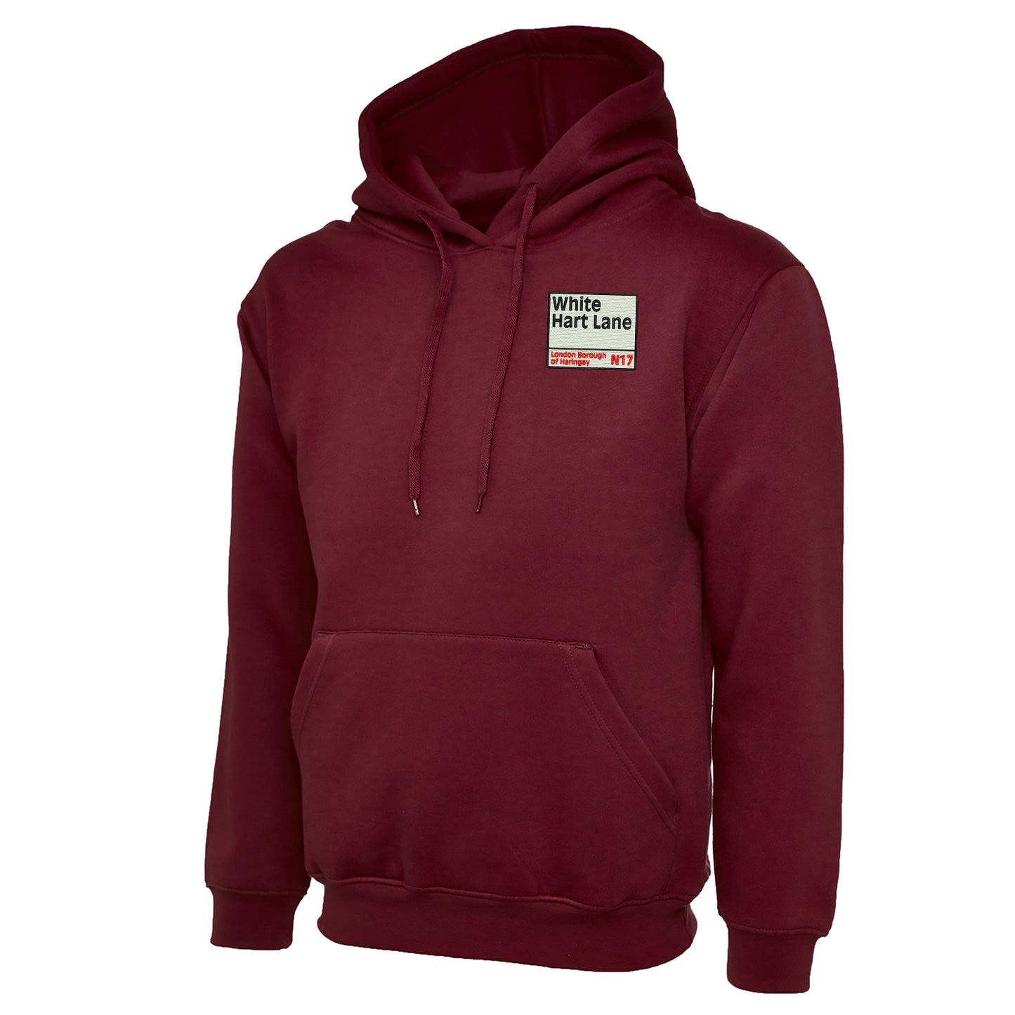 Retro White Hart Lane Hoodie