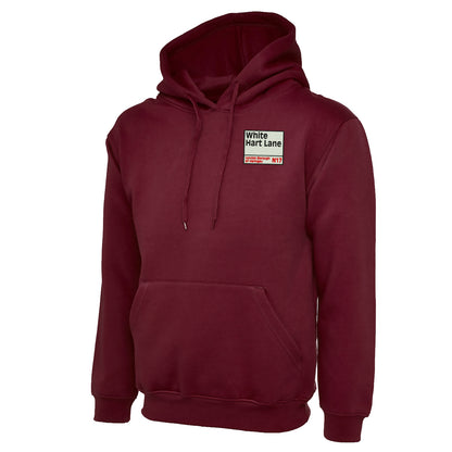 Retro White Hart Lane Hoodie