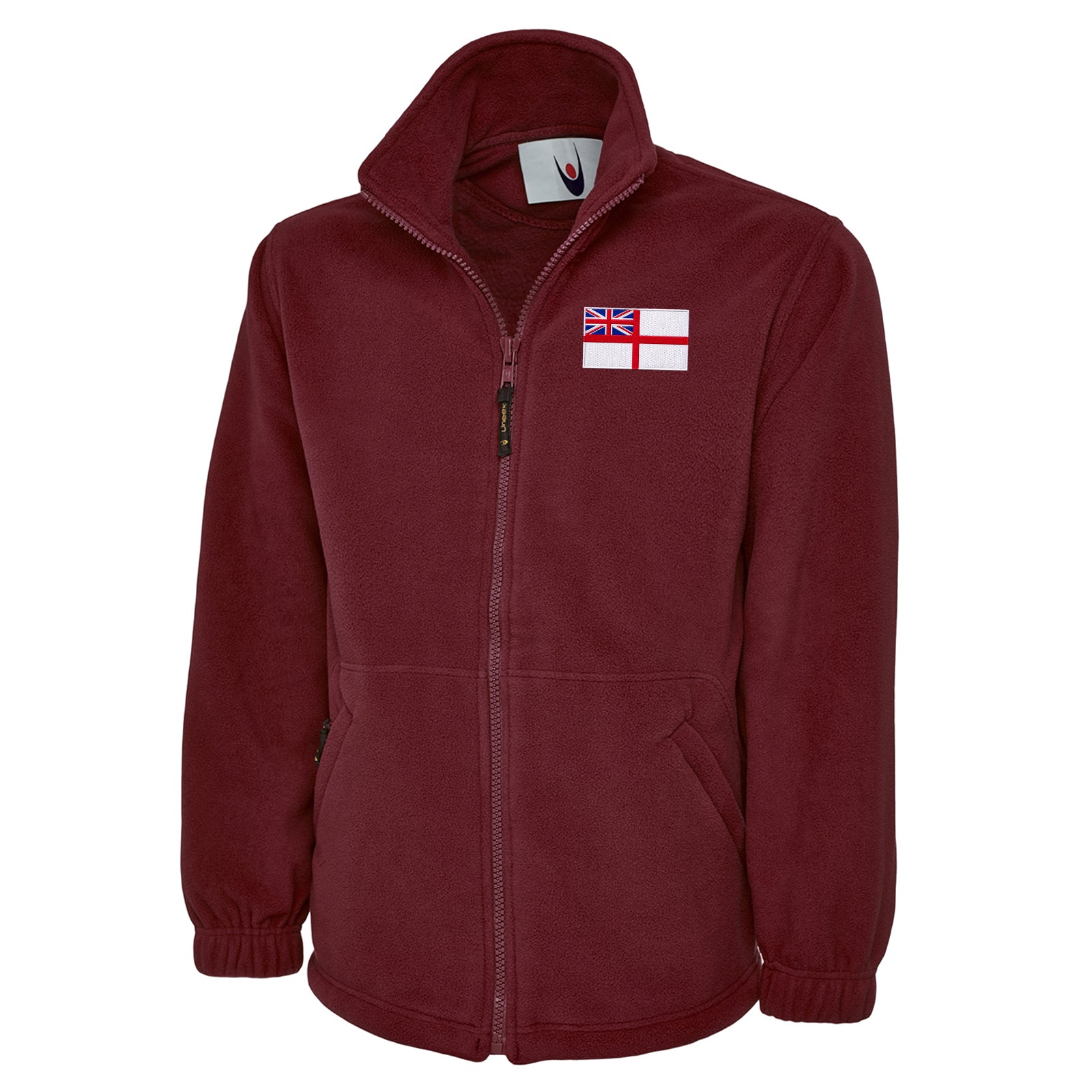 Royal Navy White Ensign Flag Fleece Jacket 