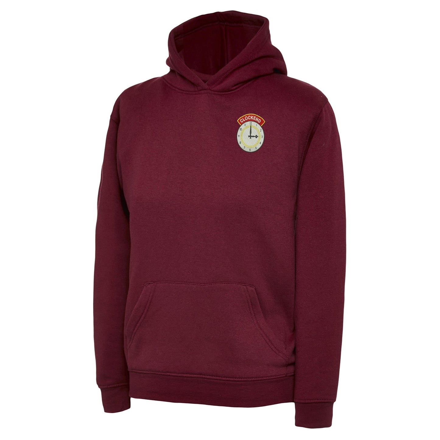 Clockend Embroidered Children's Hoodie