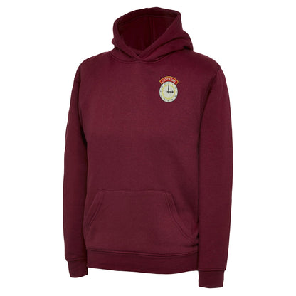 Clockend Embroidered Children's Hoodie