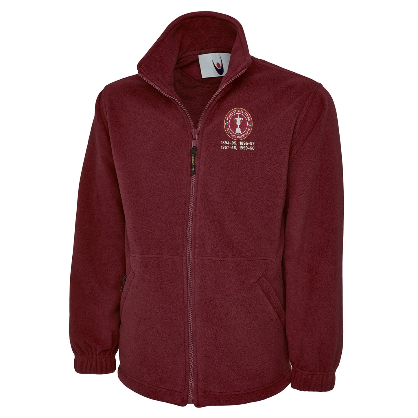 Hearts Scottish Champions Football Fleece Jacket