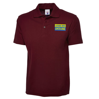 We Stand with Ukraine Polo Shirt