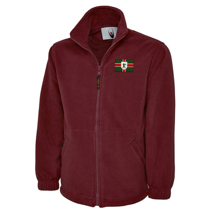 Flag of Nottinghamshire Fleece Jacket 