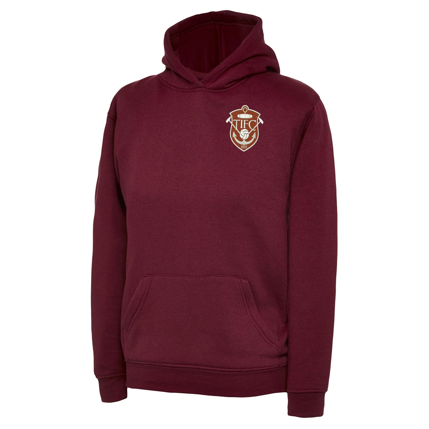 Retro Thames Ironworks FC Embroidered Children's Hoodie
