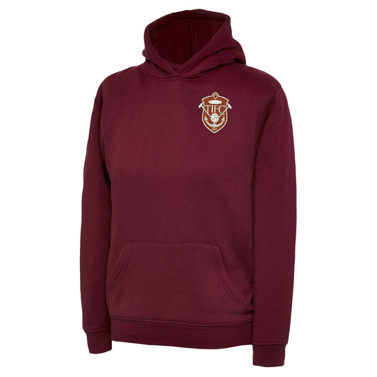 Retro Thames Ironworks FC Embroidered Children's Hoodie