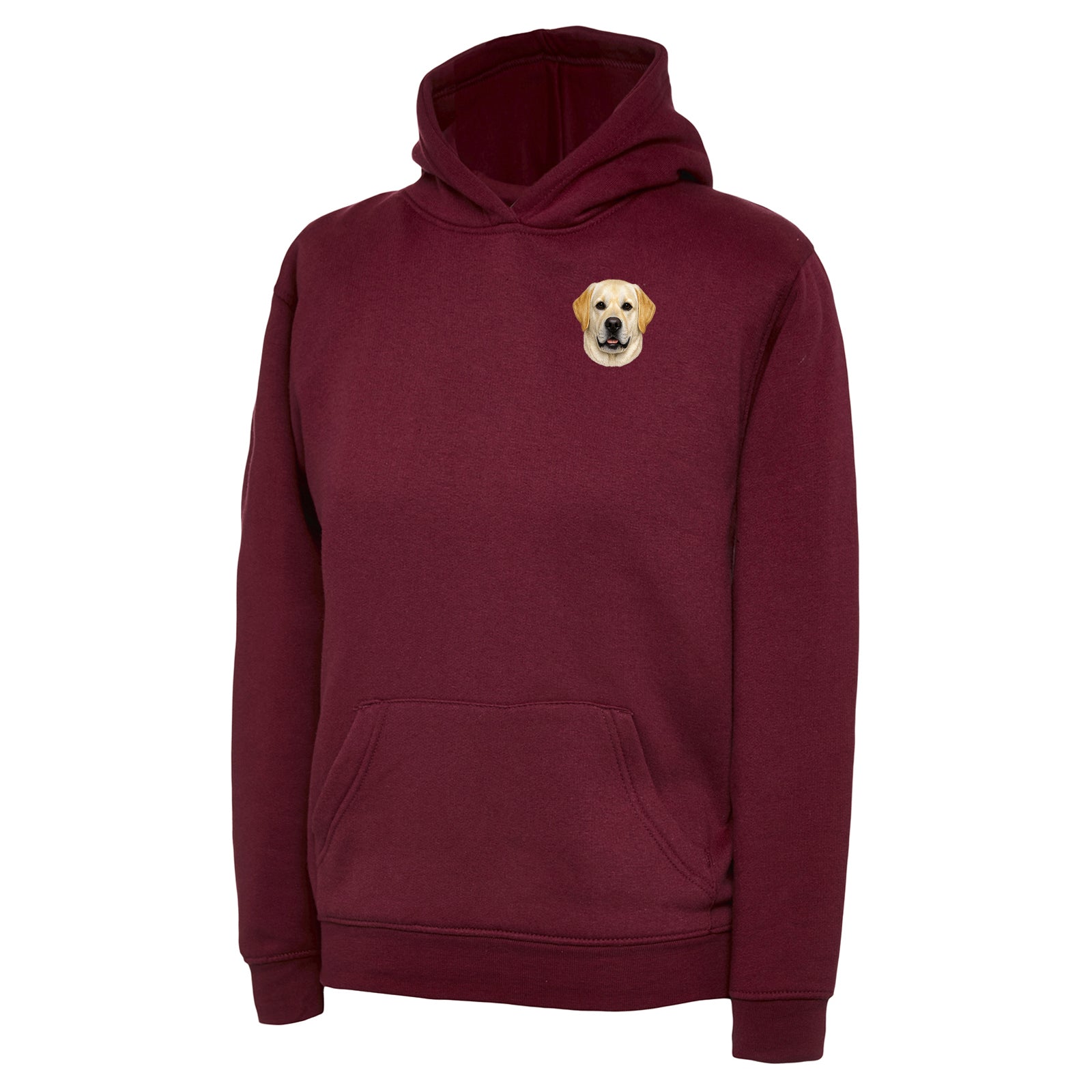 Children's Yellow Labrador Dog Face Hoodie 