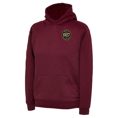 Children's Made in 1927 Birthday Hoodie 