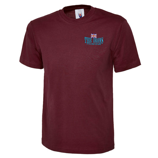 The Irons It's Way of Life Union Jack Embroidered Classic T-Shirt