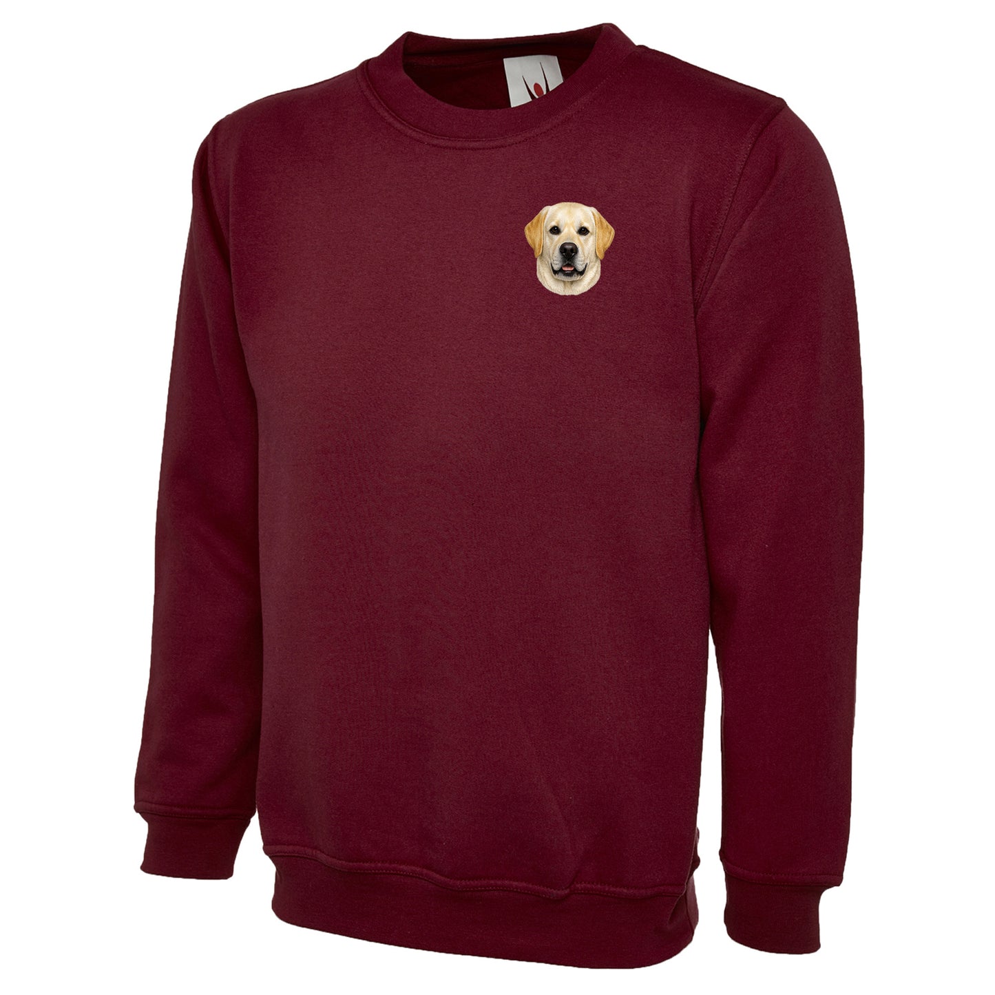 Yellow Labrador Dog Face Sweatshirt