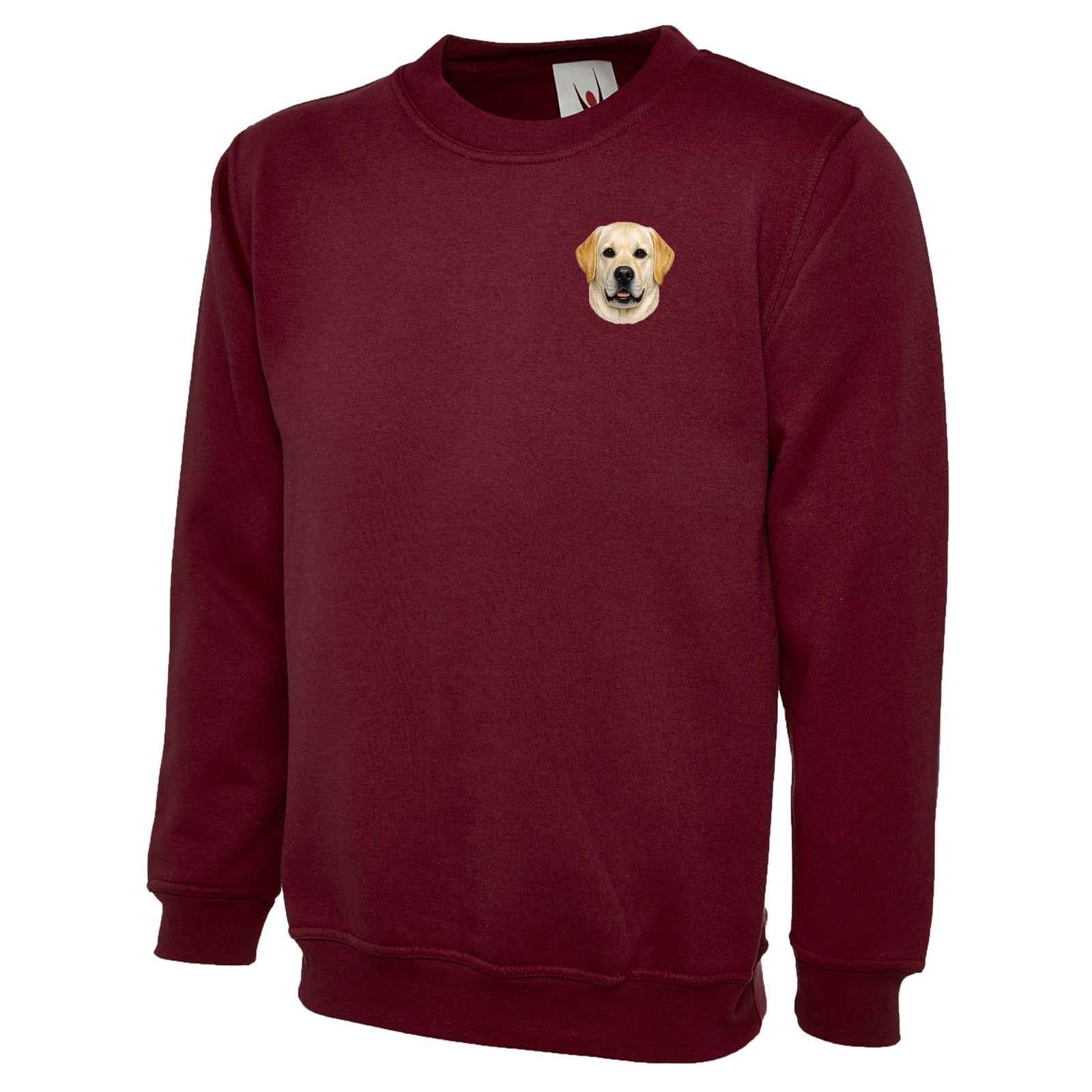 Yellow Labrador Dog Face Sweatshirt