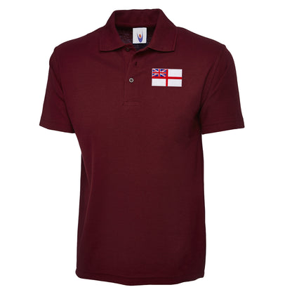 Royal Navy White Ensign Flag Polo Shirt
