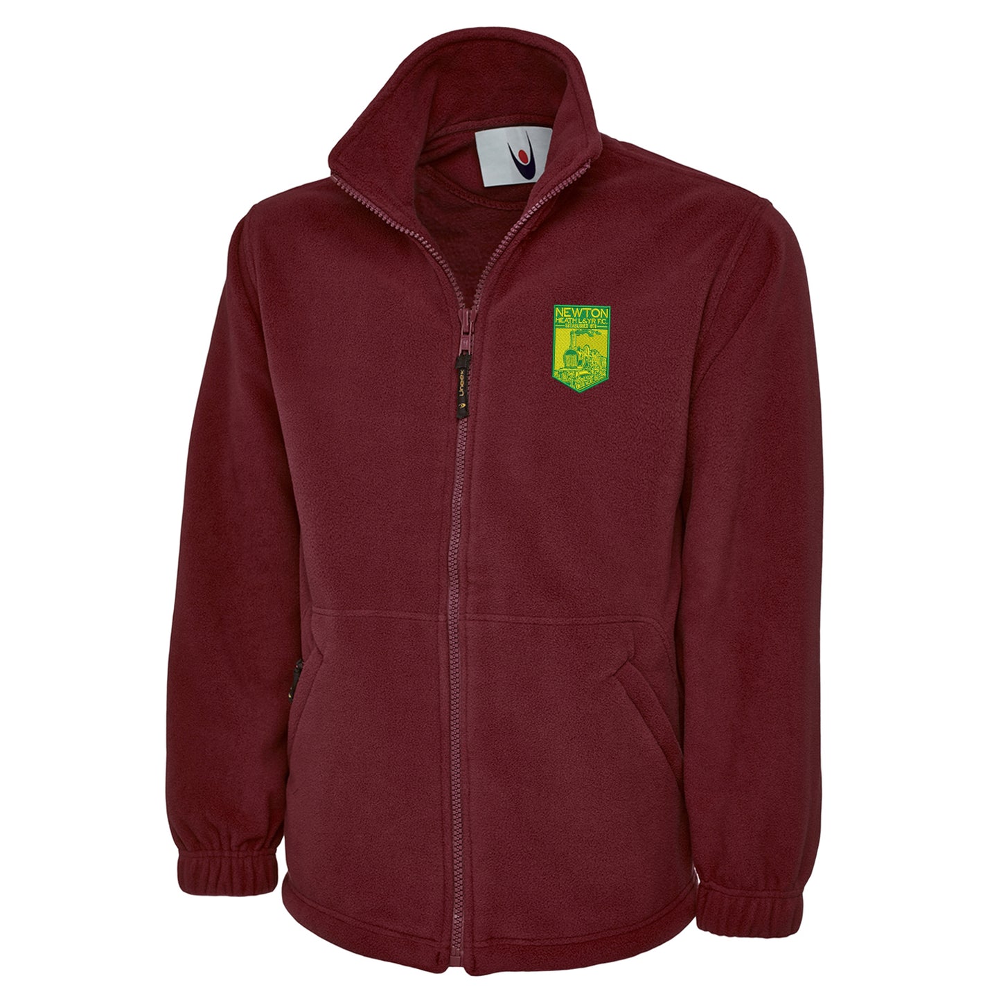 Retro Newton Heath LYR Embroidered Premium Fleece