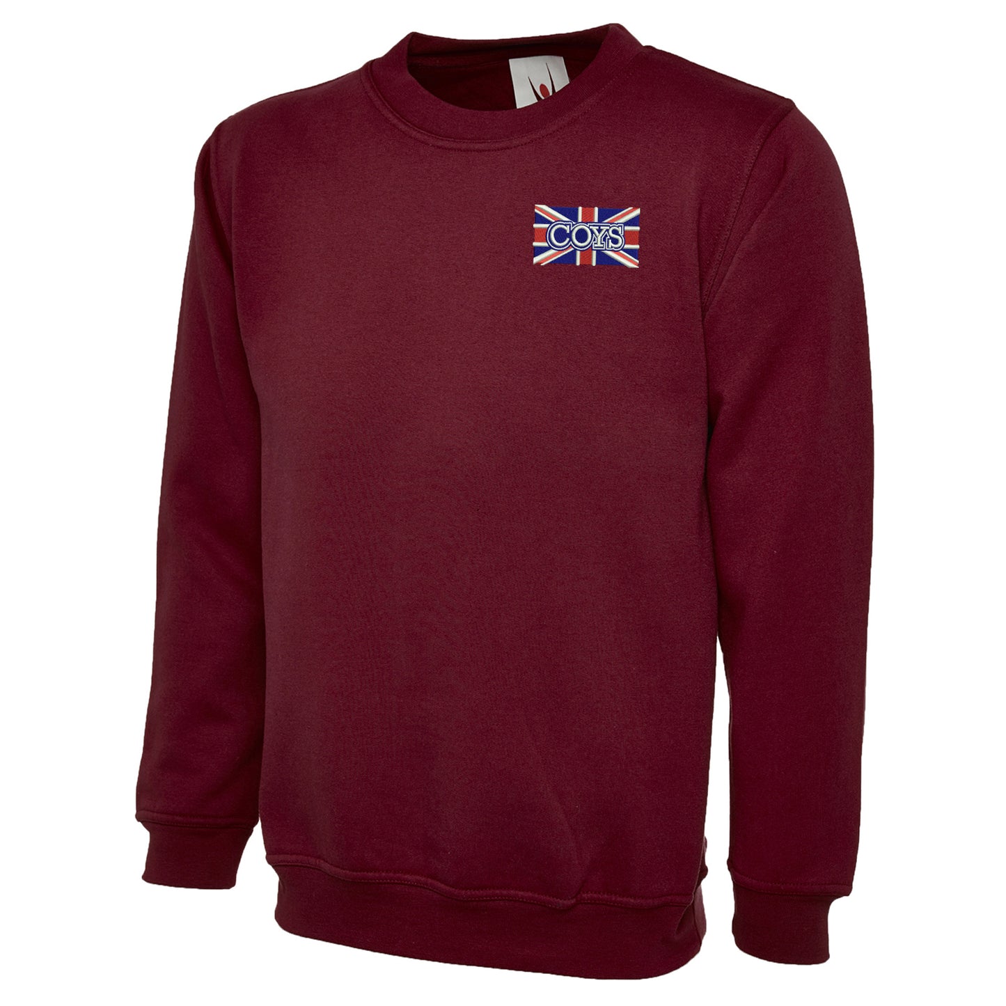 COYS Union Jack Embroidered Classic Sweatshirt