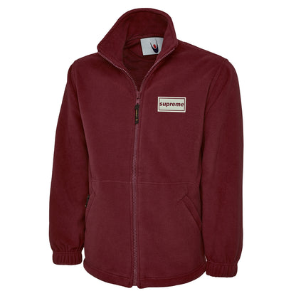 Supreme Embroidered Premium Fleece Jacket