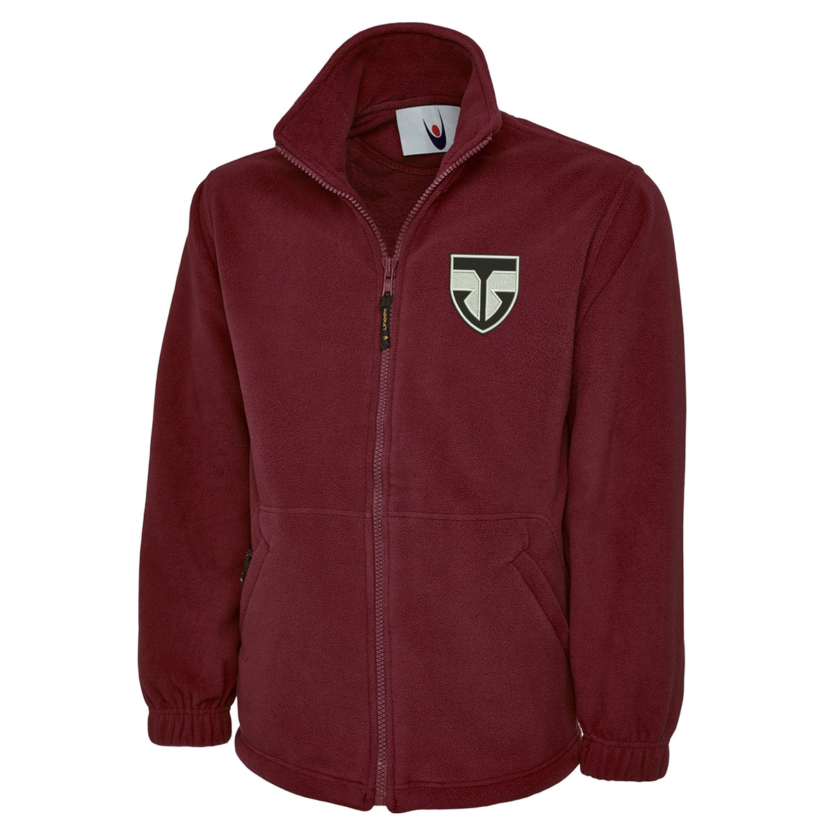 Retro Ayr United Embroidered Premium Fleece Jacket