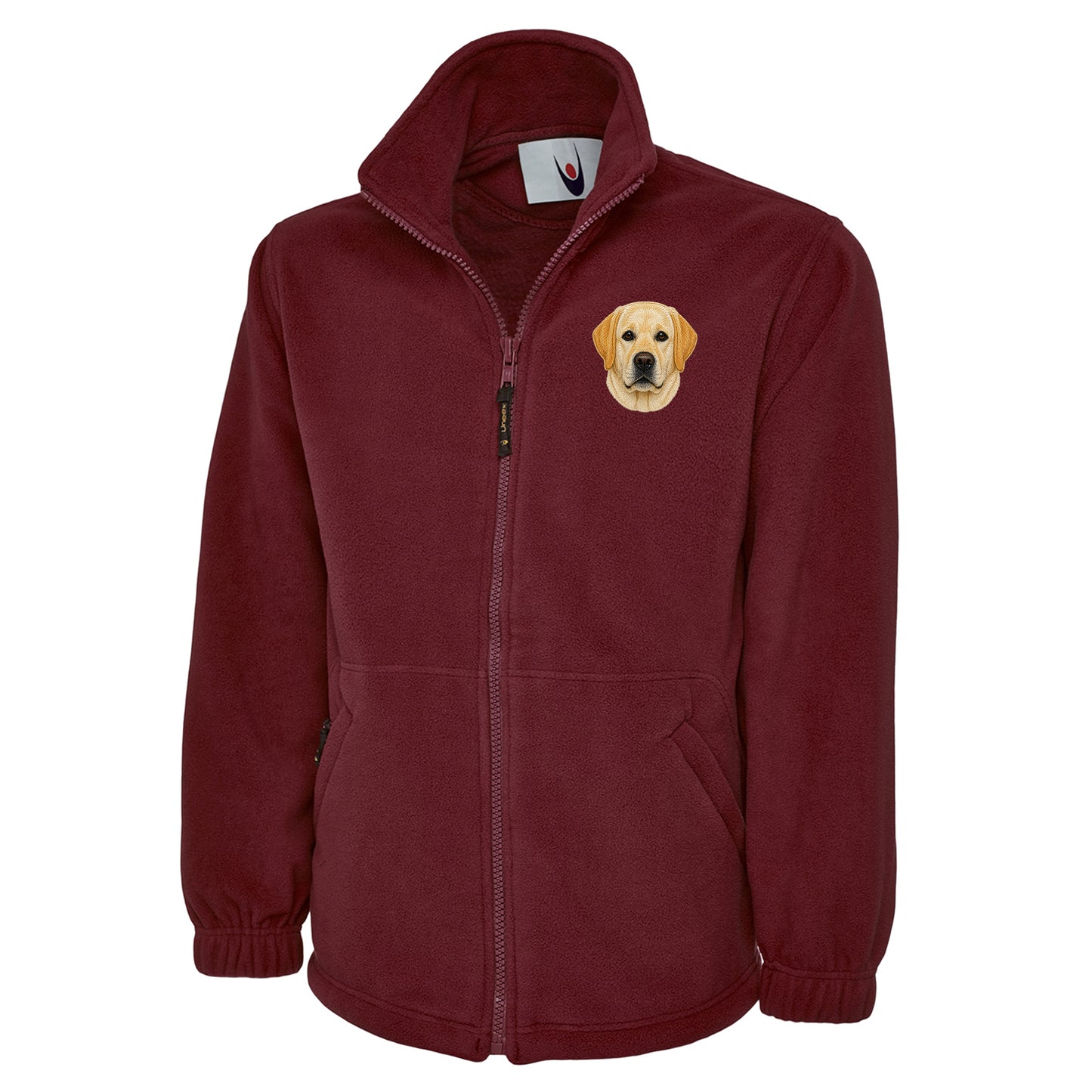 Labrador Dog Face Fleece Jacket 