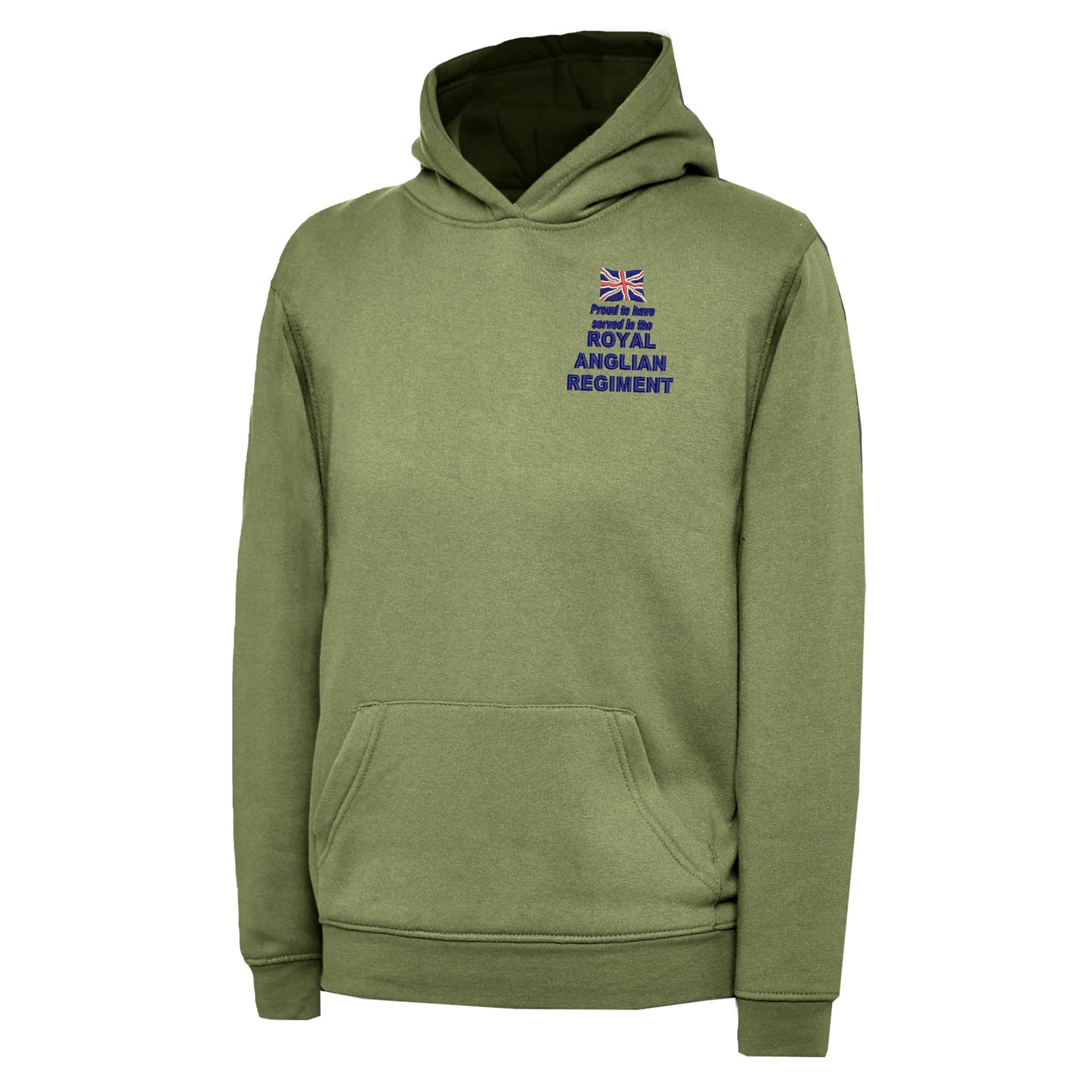 Proud to Have Served in The Royal Anglian Regiment Embroidered Children's Hoodie