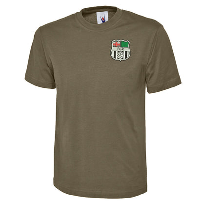Retro Forest Green 1975 Embroidered Classic T-Shirt
