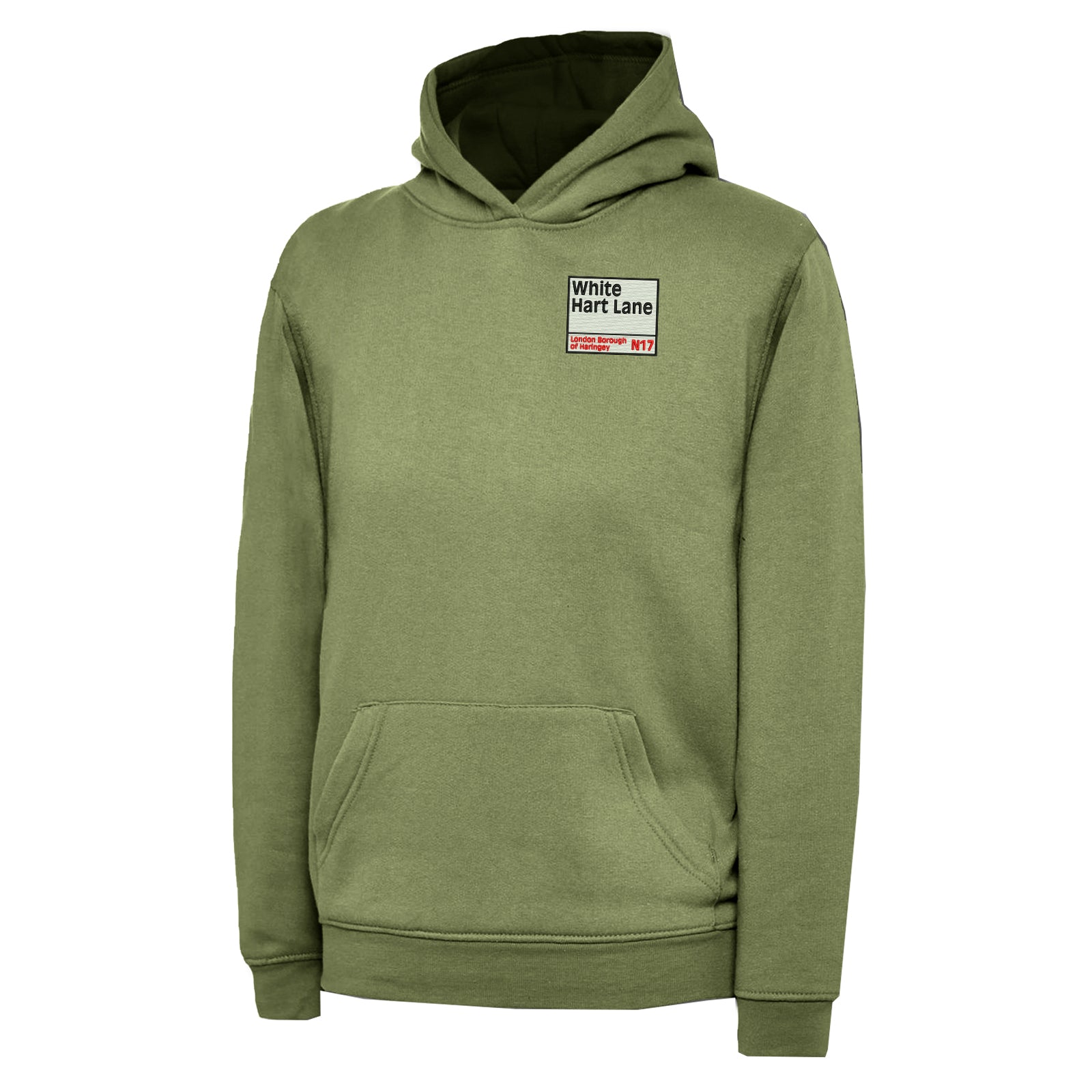 Children's Retro White Hart Lane Hoodie
