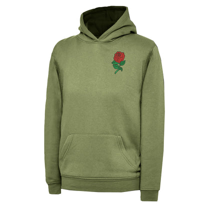Children's Retro England Rugby Hoodie