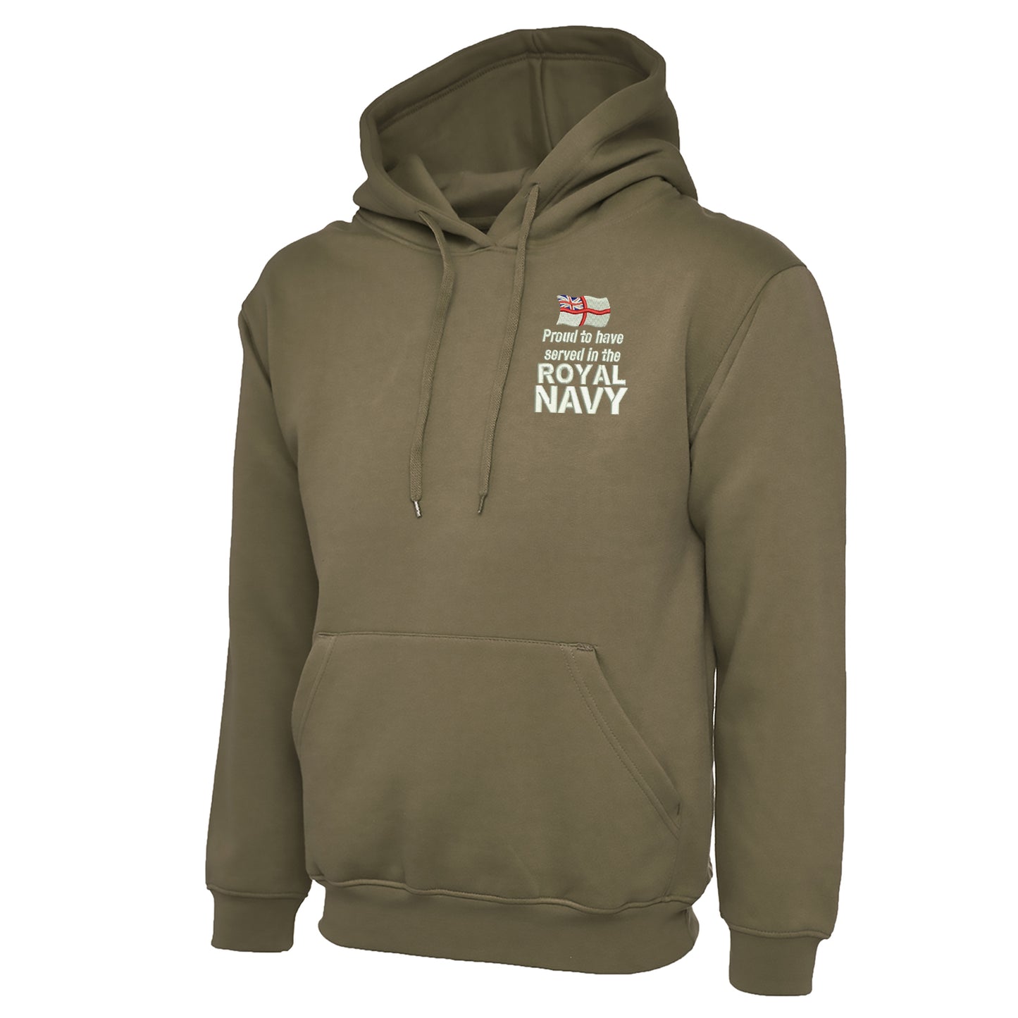 Proud to Have Served in The Royal Navy Embroidered Classic Hoodie
