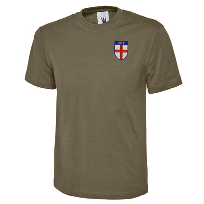 City Flag of England Shield Classic T-Shirt