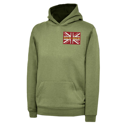 Walk On Walk On Coloured Union Jack Hoodie