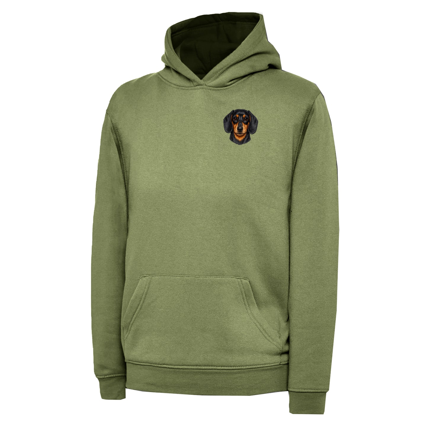 Children's Dachshund Dog Face Hoodie