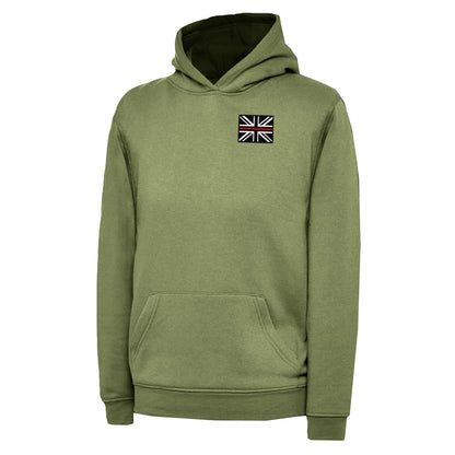 Children's Thin Red Line Union Jack Hoodie