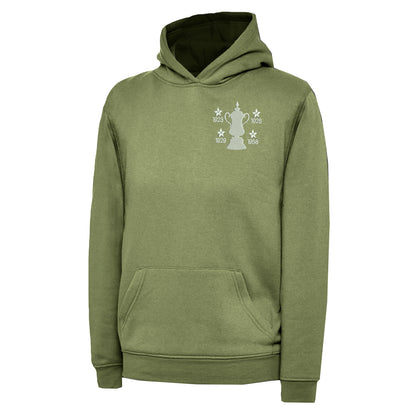 Retro Bolton Four Time Cup Winners Children's Hoodie
