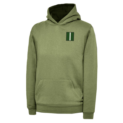 The Green Howards Tactical Recognition Flash Embroidered Children's Hoodie