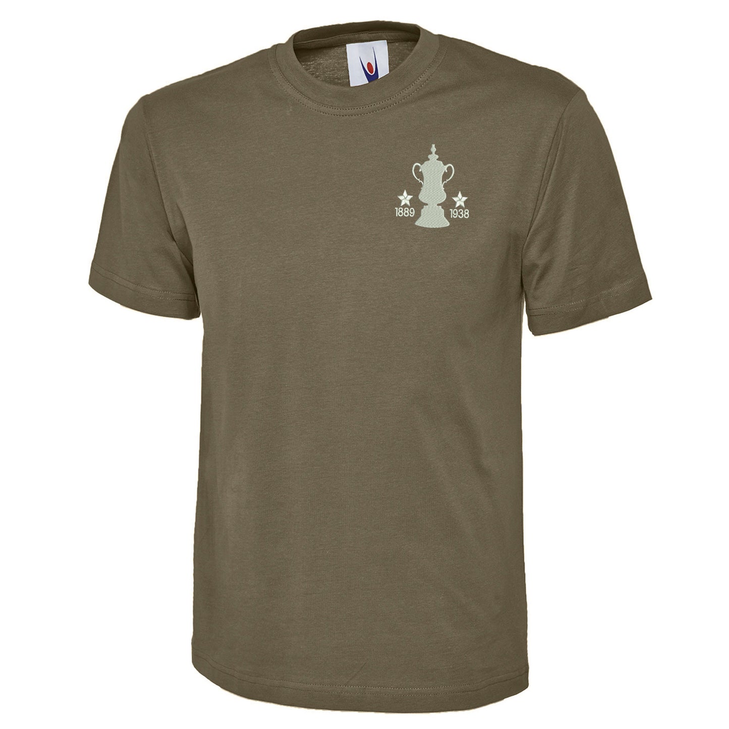 Retro Preston Two Time Cup Winners Embroidered Classic T-Shirt