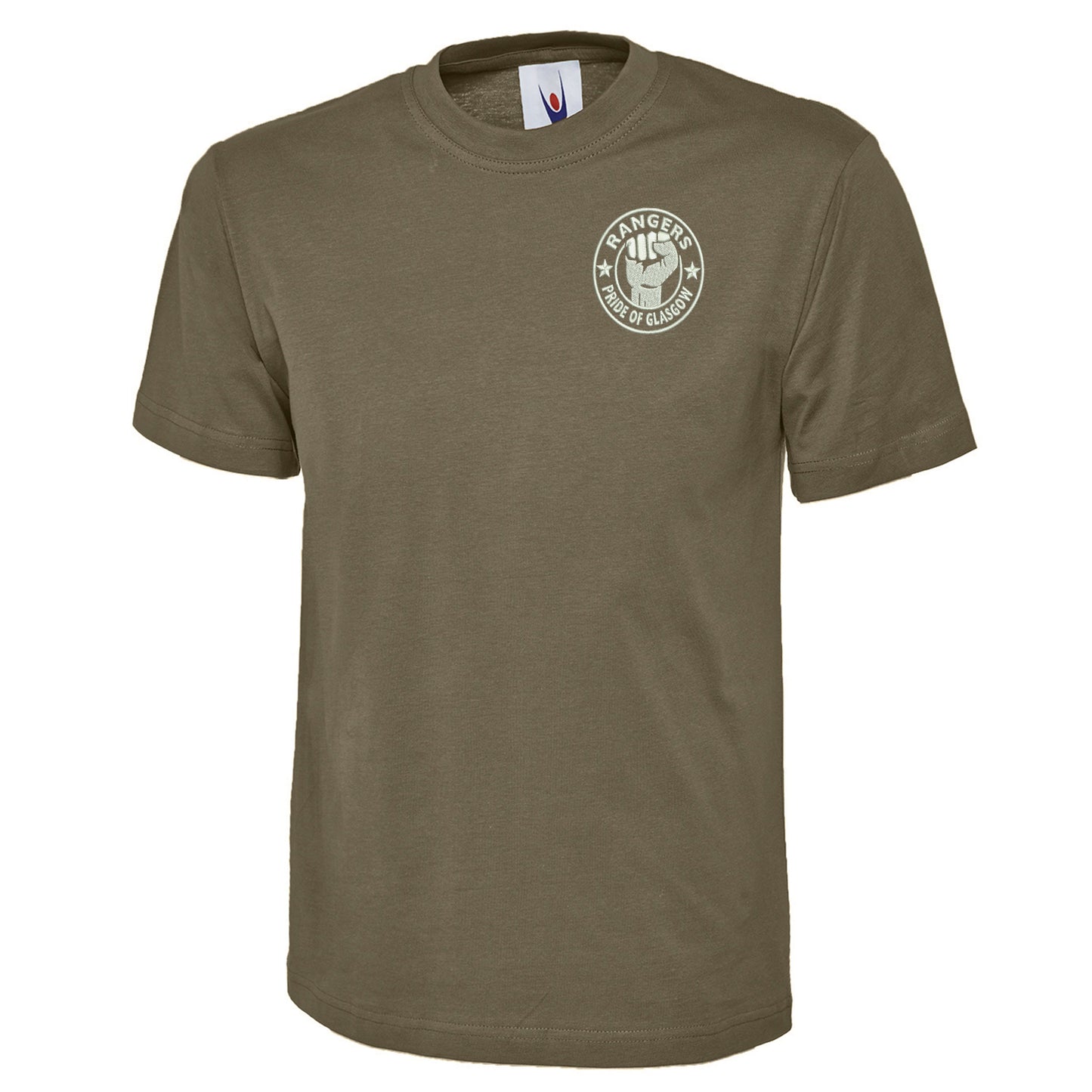 Rangers Pride of Glasgow Embroidered Classic T-Shirt