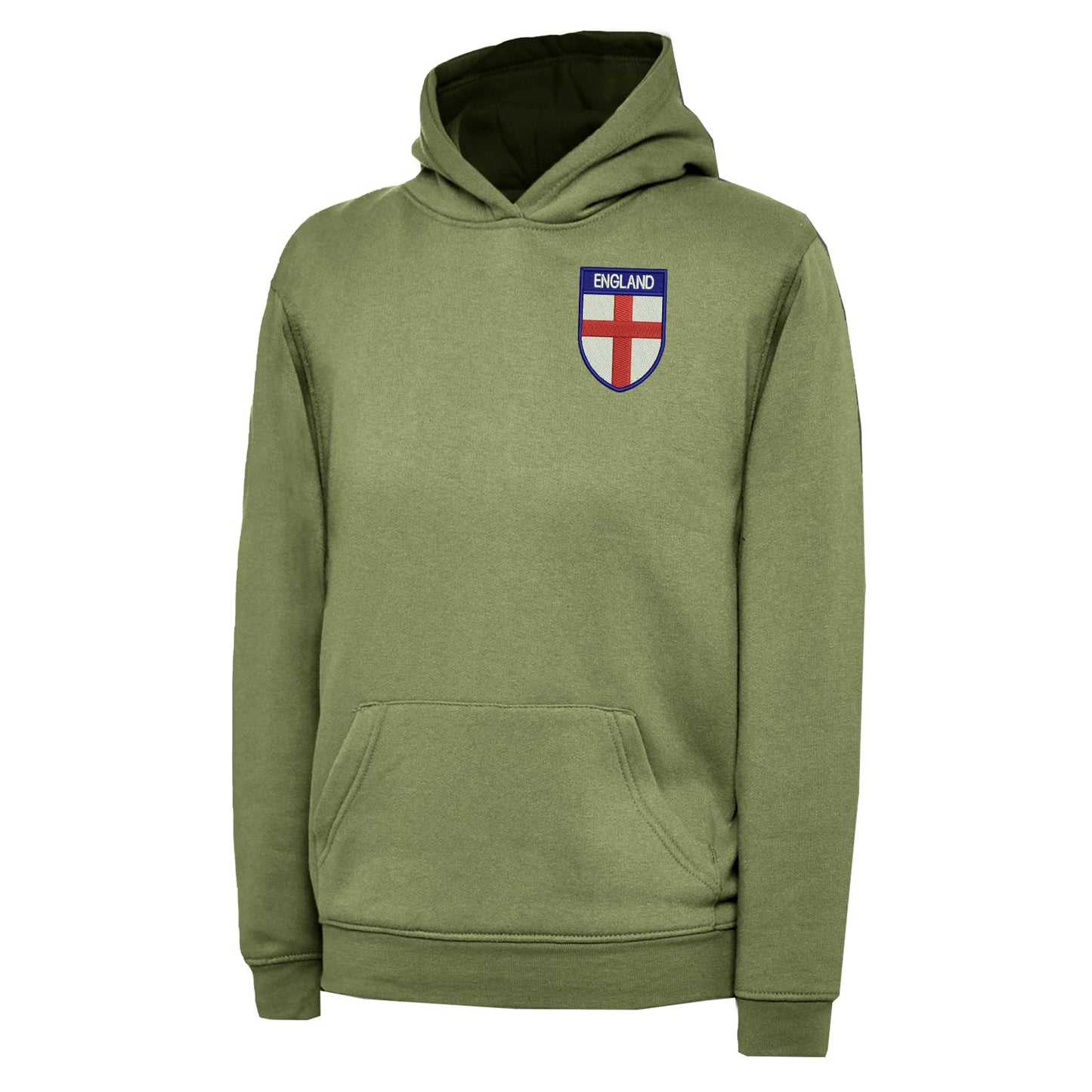 Flag of England Shield Embroidered Children's Hoodie