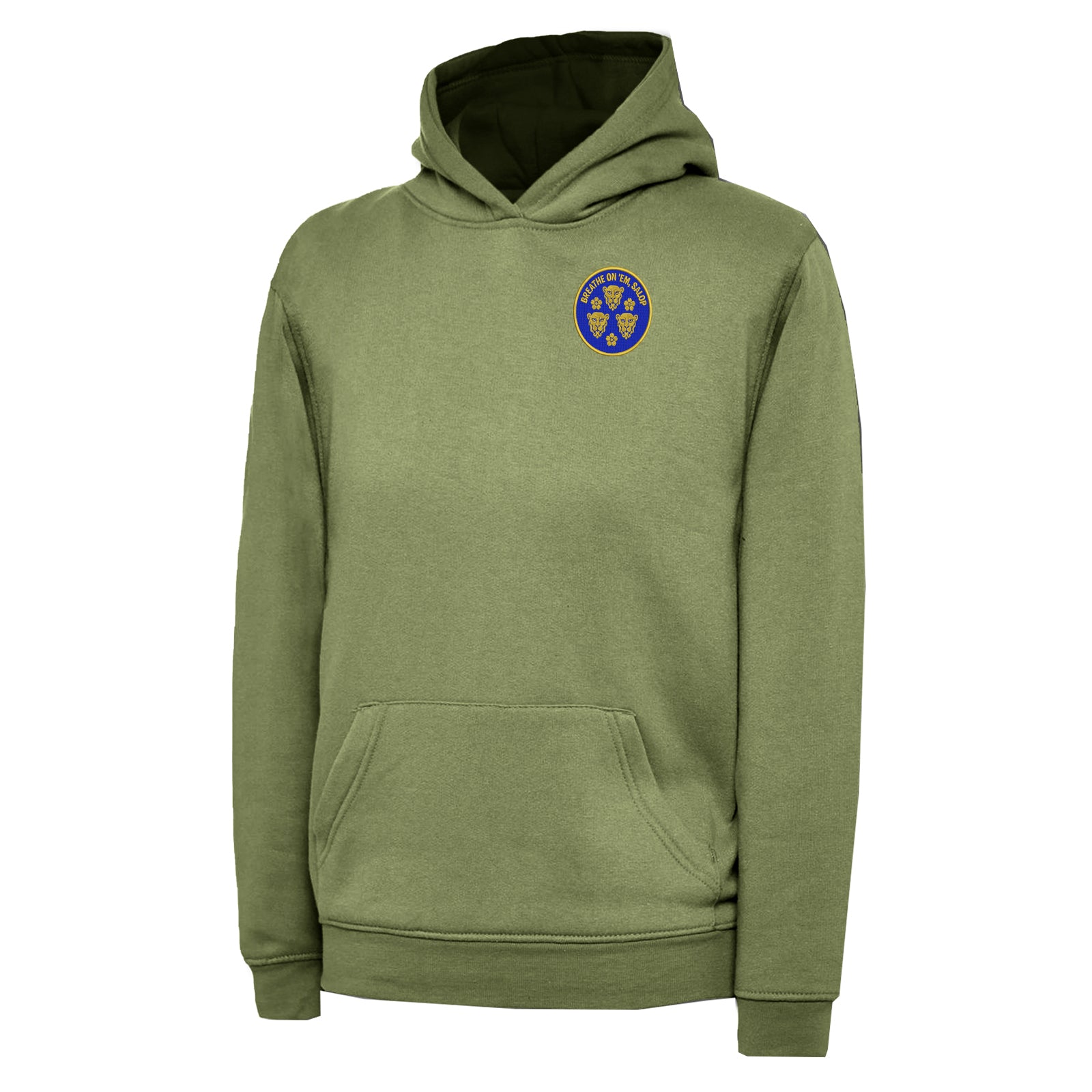 Kids Shrewsbury Town Breathe on em Salop Hoodie