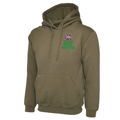 Proud to Have Served in The Royal Marines Embroidered Classic Hoodie