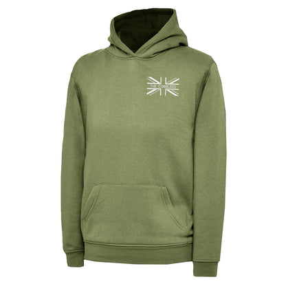 The Cobblers Union Jack Embroidered Children's Hoodie