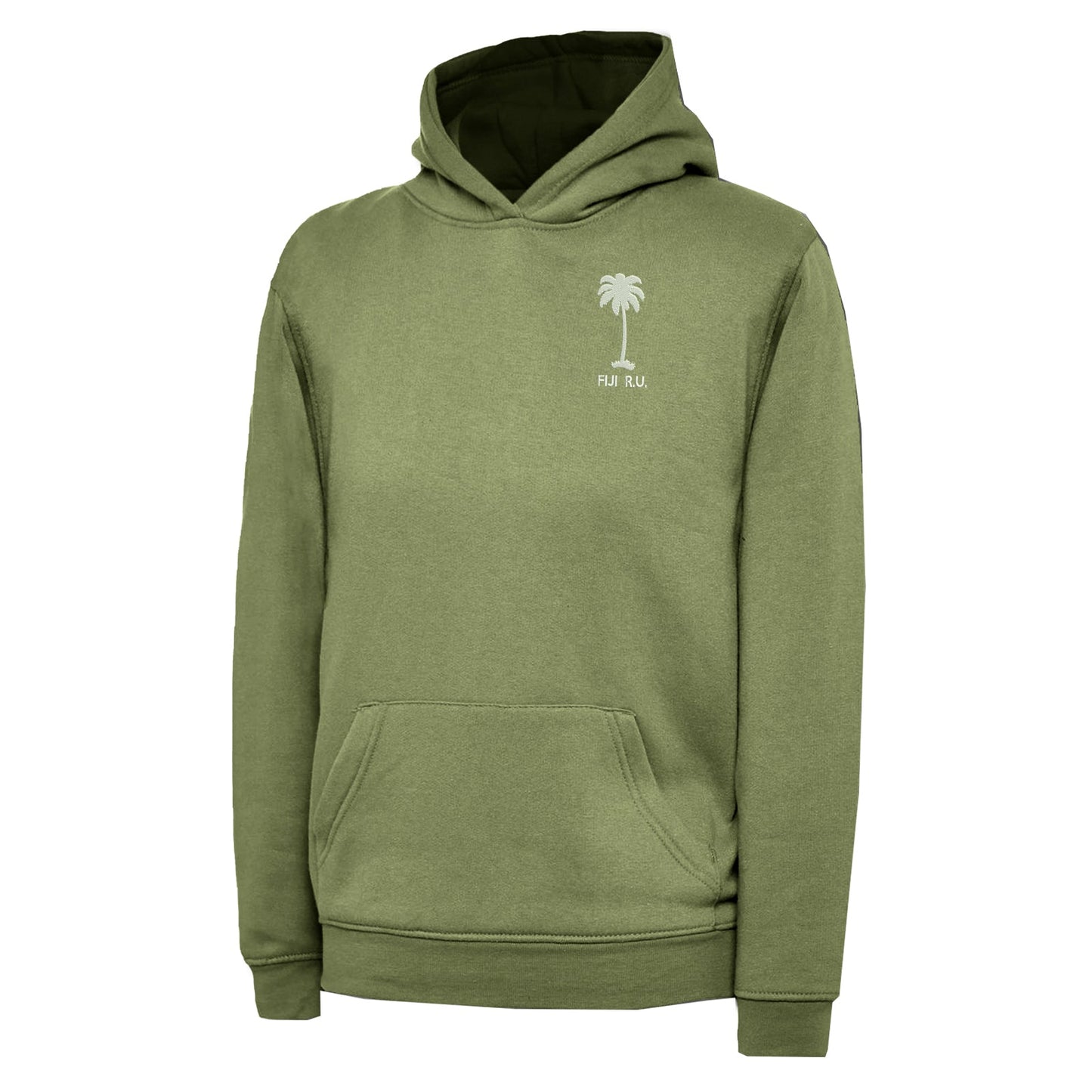 Retro Fiji Rugby 1920s Embroidered Children's Hoodie