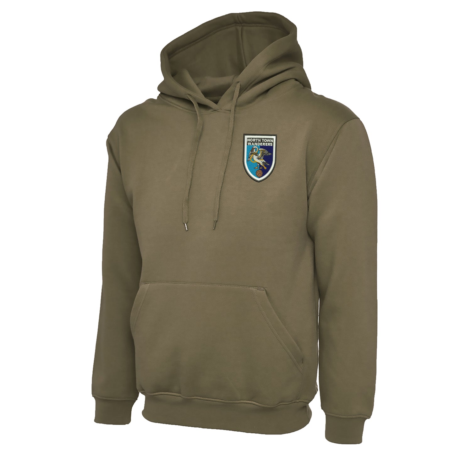 Retro North Town Wanderers Embroidered Hoodie