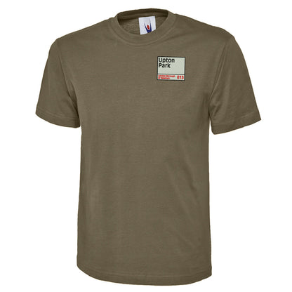 Retro Upton Park E13 Embroidered Classic T-Shirt