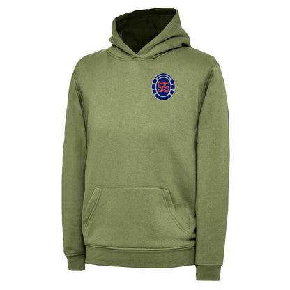 Children's Glasgow Rangers 55 Time Champions Hoodie 