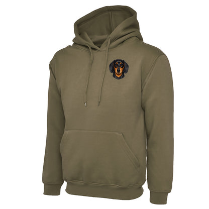 Dachshund Dog Face Hoodie 