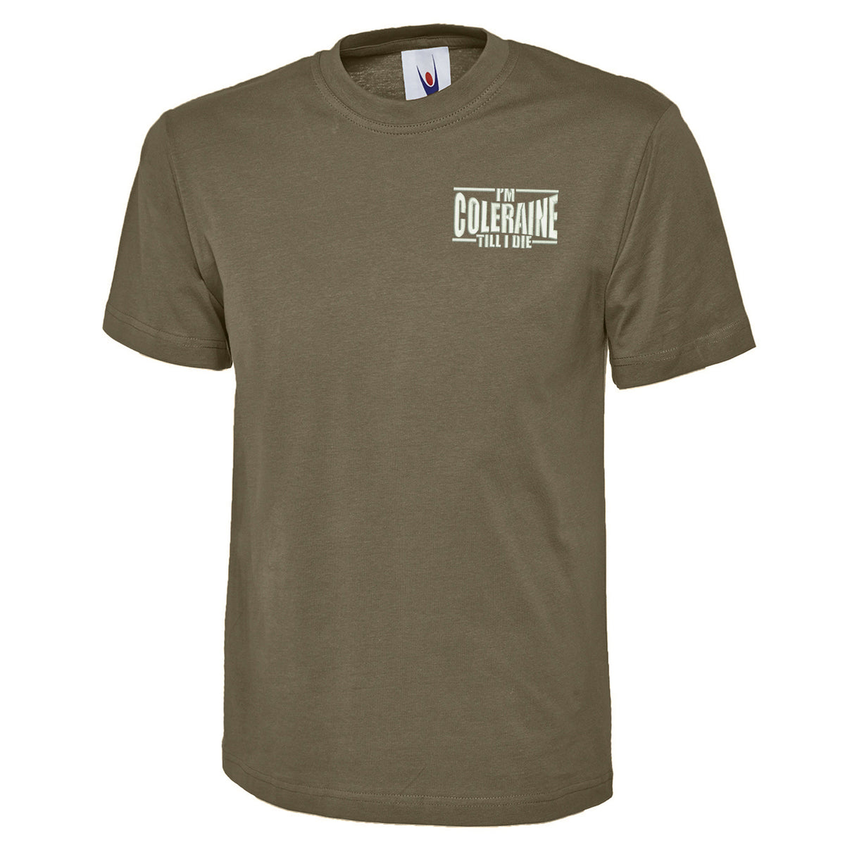 I am Coleraine Embroidered T Shirt